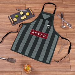 Dundee 1995 Away Apron Shirt - Personalised Retro Football Novelty Water-Resistant, Lazer Cut (no fraying) Light Weight Adults Apron