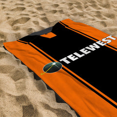 Dundee United 2000 Home Shirt - Personalised Lightweight, Microfibre Retro Beach Towel