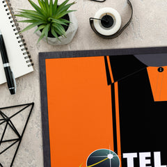 Dundee U 2000 Home Shirt - Personalised Retro Door Mat - 60cm x 40cm