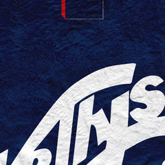 Dundee 1990 Home Shirt - Personalised Retro Fleece Blanket 150cm X 150cm