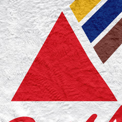 Derby 1984 Home Shirt - Personalised Retro Fleece Blanket 150cm X 150cm