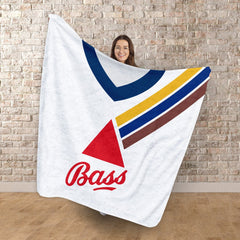 Derby 1984 Home Shirt - Personalised Retro Fleece Blanket 150cm X 150cm