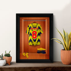 The Gooners Retro 92 Retro Dressing Room - A4 Metal Print Sign Plaque - Frame Options Available