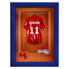 Liverpool Retro '89 Retro Shirt Dressing Room - A4 Metal Sign Plaque - Frame Options Available