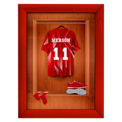 Liverpool Retro '89 Retro Shirt Dressing Room - A4 Metal Sign Plaque - Frame Options Available