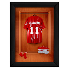 Liverpool Retro '89 Retro Shirt Dressing Room - A4 Metal Sign Plaque - Frame Options Available