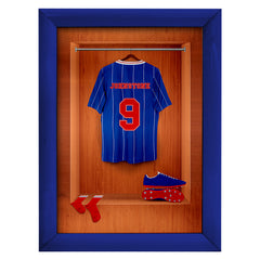 Rangers '84 Retro Shirt Dressing Room - A4 Metal Sign Plaque - Frame Options Available