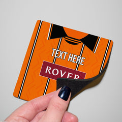 Dundee U 1994 Home Shirt - Personalised Drink Coaster - Square Or Circle