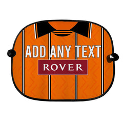 Dundee U 1994 Home Shirt - Personalised Retro Football Car Sun Shade - Set of 2