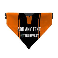 Dundee U 2000 Home Shirt - Personalised Pet Bandana - 4 Sizes