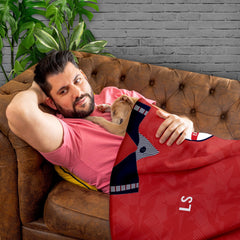 England - 1990 Away Shirt - Retro Fleece Blanket