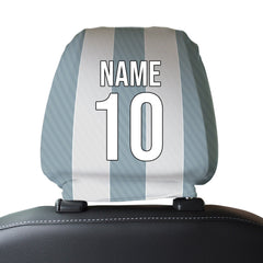 England 1996 Away - Retro Football Shirt - Pack of 2 - Car Seat Headrest Covers