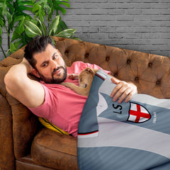 England - 1996 Away Shirt - Retro Fleece Blanket