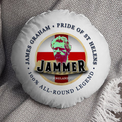 England Rugby League Jammer  - Legend Collection - Circle Cushion 14inch