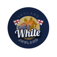 England Rugby League Wall of White - Coaster - Circle or Square