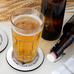 England Rugby Union Pitbull - Coaster - Circle or Square