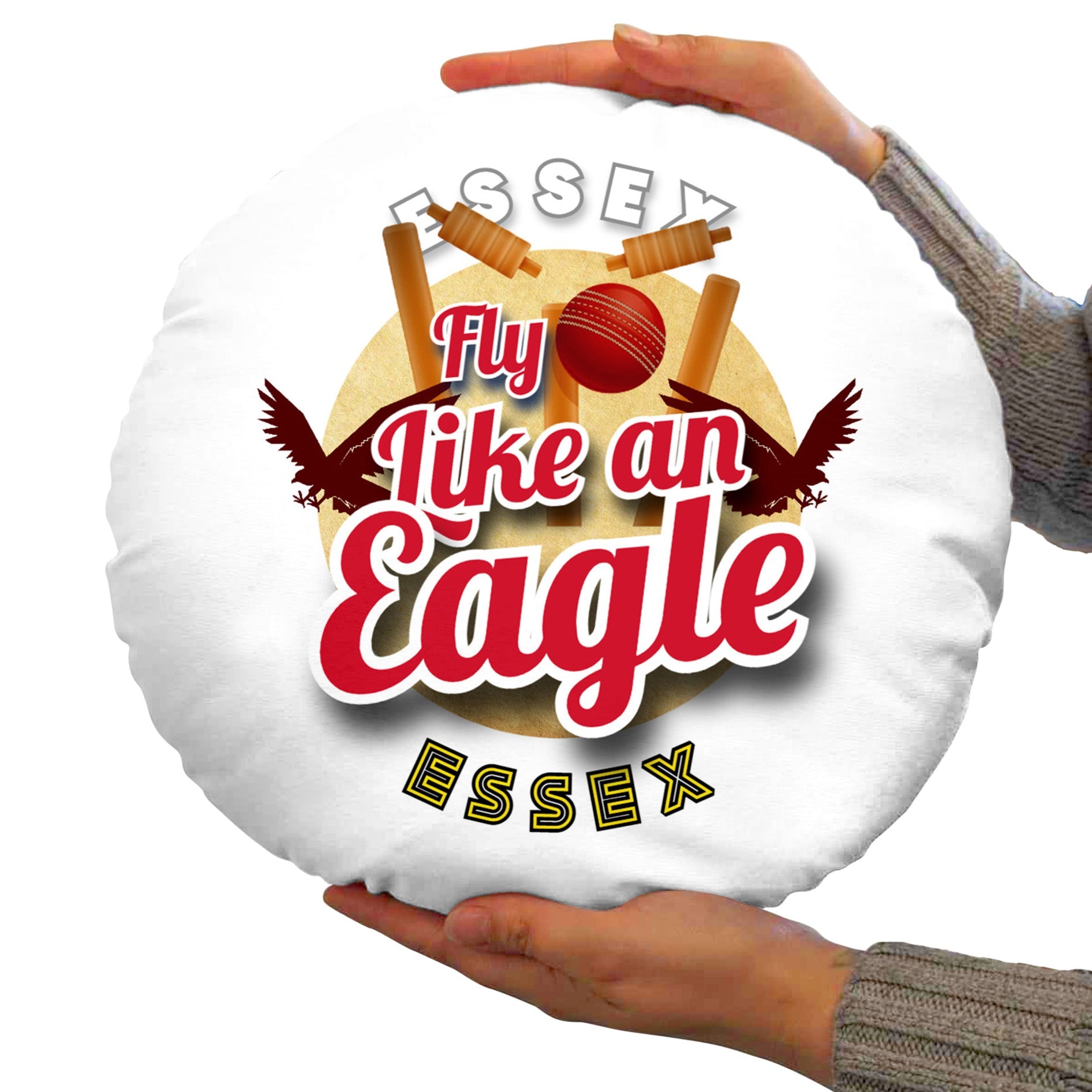 Essex Cricket Eagles  - Legend Collection - Circle Cushion 14inch