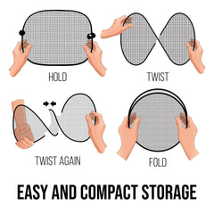 Merseyside Blues Montage - Car Sun Shade - Set of 2