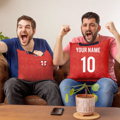 England - 1990 Away Shirt - 45cm or 61cm Retro Showerproof Outdoor Cushion