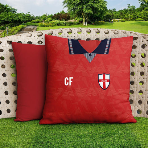 England - 1990 Away Shirt - 45cm or 61cm Retro Showerproof Outdoor Cushion