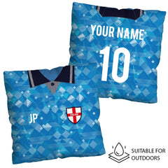 England - 1990 Third Shirt - 45cm or 61cm Retro Showerproof Outdoor Cushion