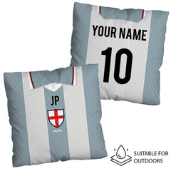 England - 1996 Away Shirt - 45cm or 61cm Retro Showerproof Outdoor Cushion