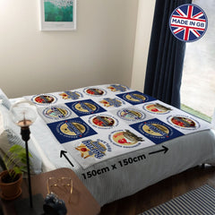 England Cricket - Legend Collection - Fleece Blanket 150cm X 150cm