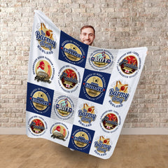 England Cricket - Legend Collection - Fleece Blanket 150cm X 150cm