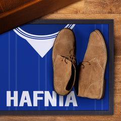 Everton 1984 Home  Shirt - Personalised Retro Door Mat - 60cm x 40cm