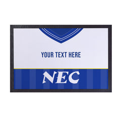 Everton 1986 Home  Shirt - Personalised Retro Door Mat - 60cm x 40cm