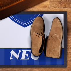 Everton 1986 Home  Shirt - Personalised Retro Door Mat - 60cm x 40cm
