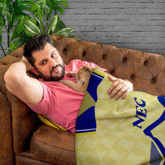 Everton FC - 1990 Away Shirt - Retro Fleece Blanket