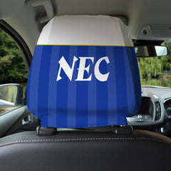 Everton 1986 Home - Retro Football Shirt - Pack of 2 - Car Seat Headrest Covers