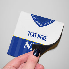 Everton 1986 Home Shirt - Personalised Drink Coaster - Square Or Circle