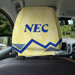 Everton 1990 Away - Retro Football Shirt - Pack of 2 - Car Seat Headrest Covers