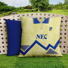 Everton - 1990 Away Shirt - 45cm or 61cm Retro Showerproof Outdoor Cushion