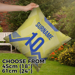 Everton - 1990 Away Shirt - 45cm or 61cm Retro Showerproof Outdoor Cushion