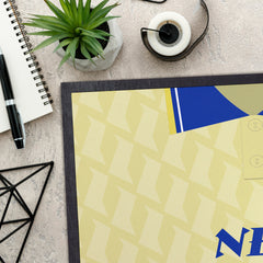 Everton 1990 Away Shirt - Personalised Retro Door Mat - 60cm x 40cm