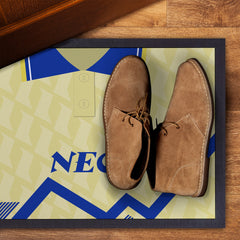 Everton 1990 Away Shirt - Personalised Retro Door Mat - 60cm x 40cm