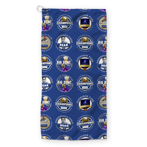 Everton - Football Legends - Retro Lightweight, Microfibre Golf Towel