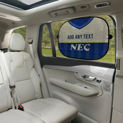 Everton 1986 Home Shirt - Personalised Retro Football Car Sun Shade - Set of 2