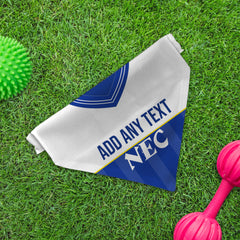 Everton 1986 Home Retro Shirt - Personalised Pet Bandana - 4 Sizes