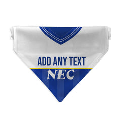 Everton 1986 Home Retro Shirt - Personalised Pet Bandana - 4 Sizes