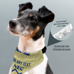 Everton 1990 Away Retro Shirt - Personalised Pet Bandana - 4 Sizes