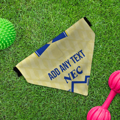 Everton 1990 Away Retro Shirt - Personalised Pet Bandana - 4 Sizes