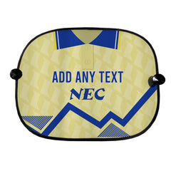 Everton 1990 Away Shirt - Personalised Retro Football Car Sun Shade - Set of 2