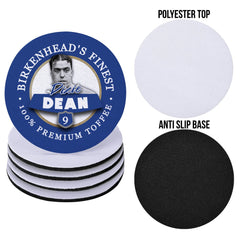 Merseyside BluesDixie Dean - Football Coaster - Square Or Circle