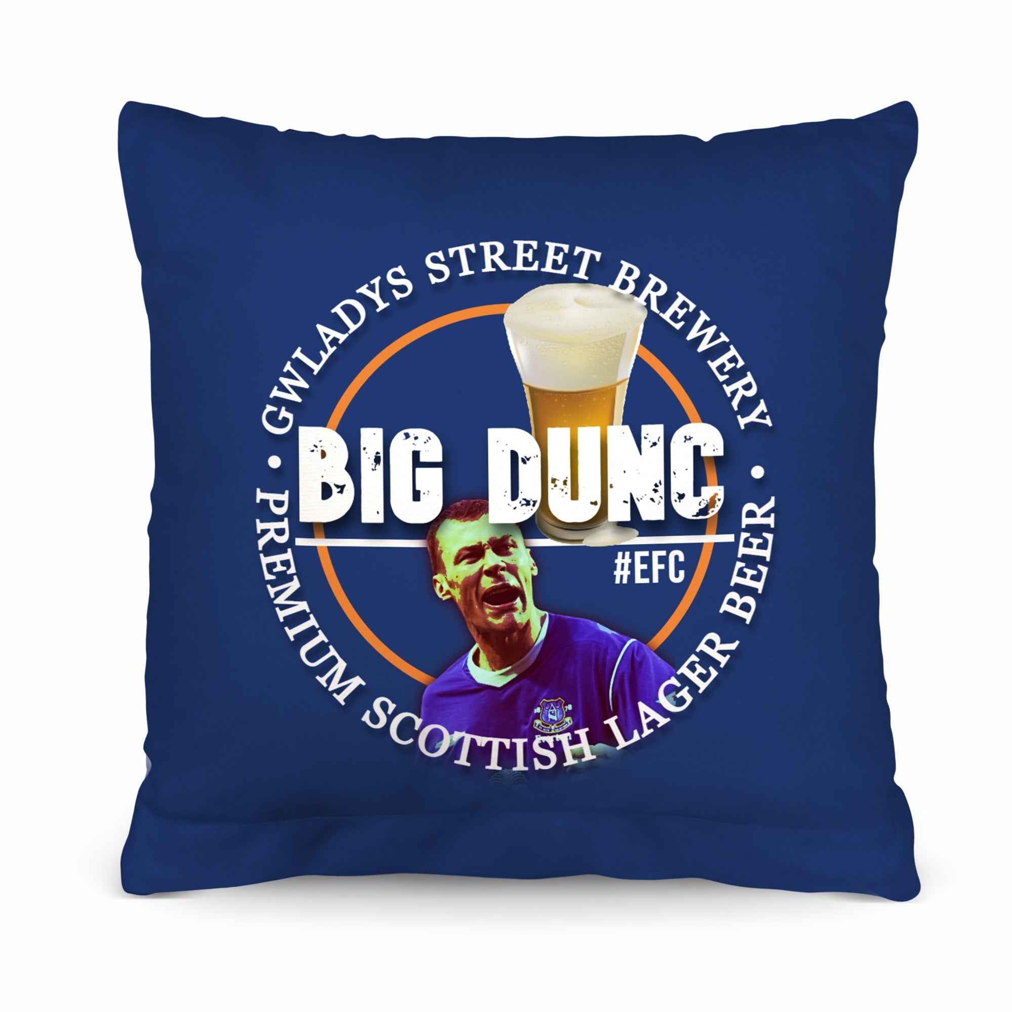 Merseyside Blues Duncan Ferguson - Football Legends - Cushion 10inch