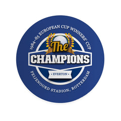 Merseyside BluesECWC - Football Coaster - Square Or Circle