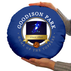 Merseyside Blues Goodison - Football Legends - Circle Cushion 14inch
